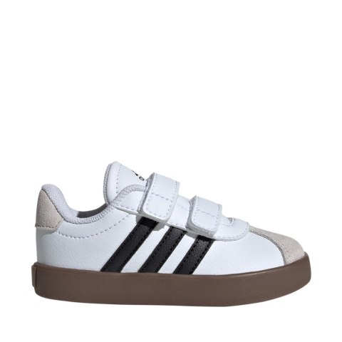 Buty dla dzieci adidas VL Court 3.0 Skateboarding biało-szare ID9157 22 Adidas