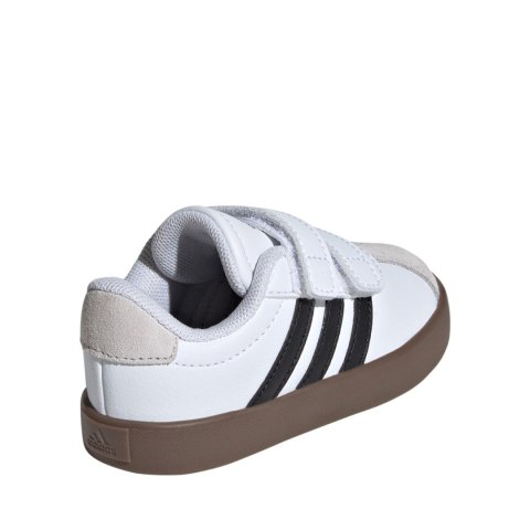 Buty dla dzieci adidas VL Court 3.0 Skateboarding biało-szare ID9157 22 Adidas