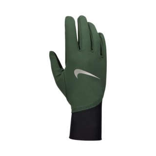 Rękawiczki do biegania męskie Nike Pacer Midweight zielono-czarne N1010535313 L Nike