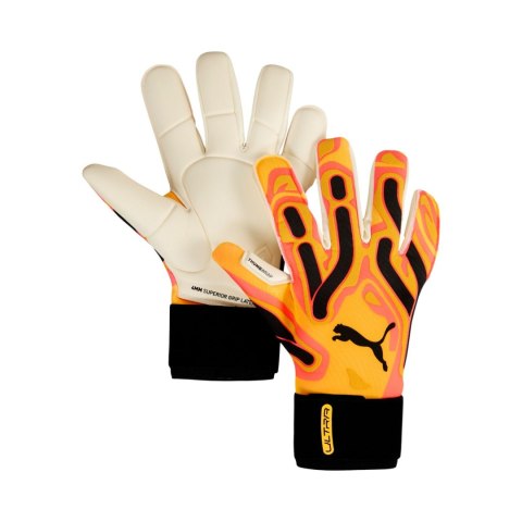 Rękawice bramkarskie Puma Ultra Ultimate Hybrid Sun pomarańczowe 41858 09 11 Puma