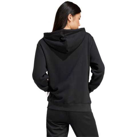 Bluza damska adidas Essentials Linear Full-Zip French Terry Hoodie czarna IS2072 Adidas Bluza damska adidas Essentials Linear Full-Zip French Terry Hoodie czarna IS2072 Adidas