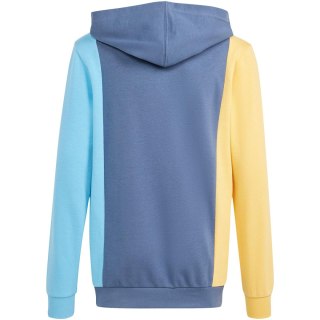 Bluza dla dzieci adidas CB FT HD niebiesko-żółta IS2689 Adidas