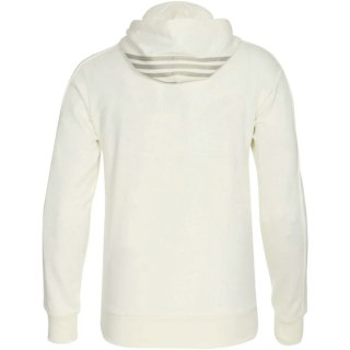 Bluza męska adidas Essentials French Terry 3-Stripes Full-Zip Hoodie ecru IS1373 Adidas