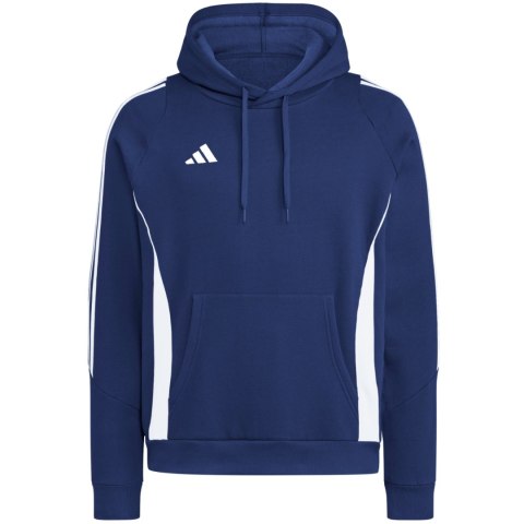 Bluza męska adidas Tiro 24 Sweat Hooded niebieska IR7546 Adidas teamwear Bluza męska adidas Tiro 24 Sweat Hooded niebieska IR7546 Adidas teamwear