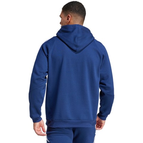 Bluza męska adidas Tiro 24 Sweat Hooded niebieska IR7546 Adidas teamwear Bluza męska adidas Tiro 24 Sweat Hooded niebieska IR7546 Adidas teamwear