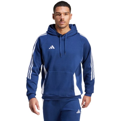 Bluza męska adidas Tiro 24 Sweat Hooded niebieska IR7546 Adidas teamwear Bluza męska adidas Tiro 24 Sweat Hooded niebieska IR7546 Adidas teamwear