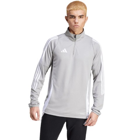 Bluza męska adidas Tiro 24 Training Top szaro-biała IS1041 Adidas teamwear