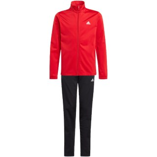 Dres dla dzieci adidas Essentials Big Logo Track Suit czerwono-czarny IJ6305 Adidas