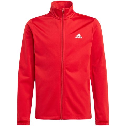 Dres dla dzieci adidas Essentials Big Logo Track Suit czerwono-czarny IJ6305 Adidas