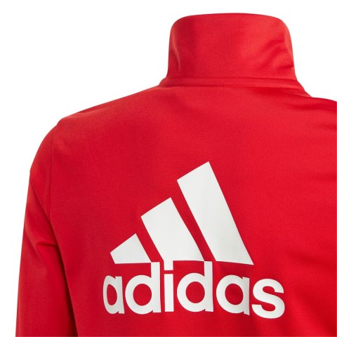 Dres dla dzieci adidas Essentials Big Logo Track Suit czerwono-czarny IJ6305 Adidas