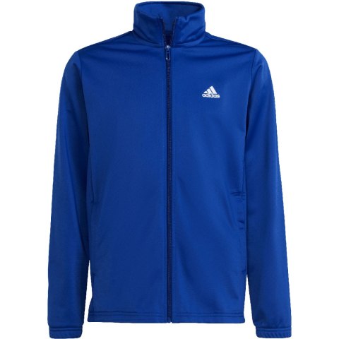 Dres dla dzieci adidas Essentials Big Logo Track Suit niebiesko-czarny HR6408 Adidas Dres dla dzieci adidas Essentials Big Logo Track Suit niebiesko-czarny HR6408 Adidas