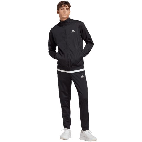 Dres męski adidas Linear Logo Tricot Track Suit czarny IC6775 Adidas Dres męski adidas Linear Logo Tricot Track Suit czarny IC6775 Adidas