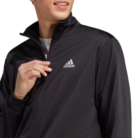 Dres męski adidas Linear Logo Tricot Track Suit czarny IC6775 Adidas Dres męski adidas Linear Logo Tricot Track Suit czarny IC6775 Adidas