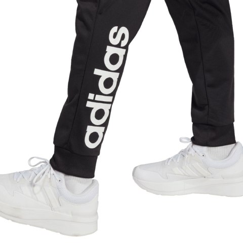 Dres męski adidas Linear Logo Tricot Track Suit czarny IC6775 Adidas Dres męski adidas Linear Logo Tricot Track Suit czarny IC6775 Adidas