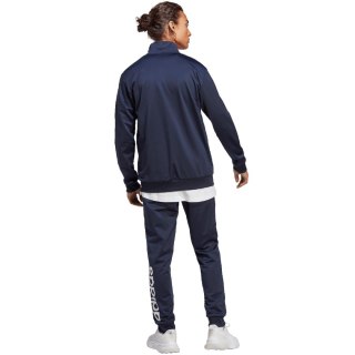 Dres męski adidas Linear Logo Tricot Track Suit granatowy HZ2219 Adidas