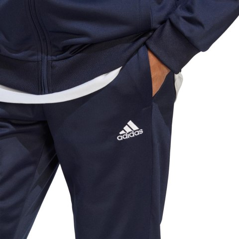 Dres męski adidas Linear Logo Tricot Track Suit granatowy HZ2219 Adidas Dres męski adidas Linear Logo Tricot Track Suit granatowy HZ2219 Adidas