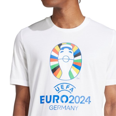 Koszulka męska adidas Euro24 biała IT9290 Adidas