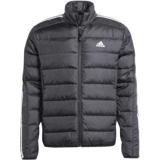 Kurtka męska adidas Essentials 3-Stripes Light Down czarna HZ4431 Adidas