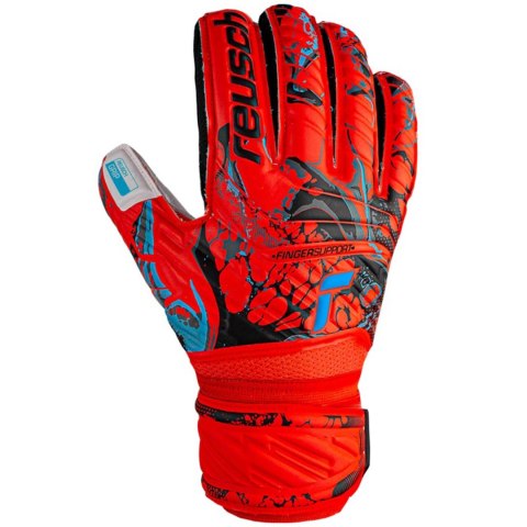 Rękawice bramkarskie Reusch Attrakt Grip Finger Support czerwone 5370810 3334 Reusch Rękawice bramkarskie Reusch Attrakt Grip Finger Support czerwone 5370810 3334 Reusch