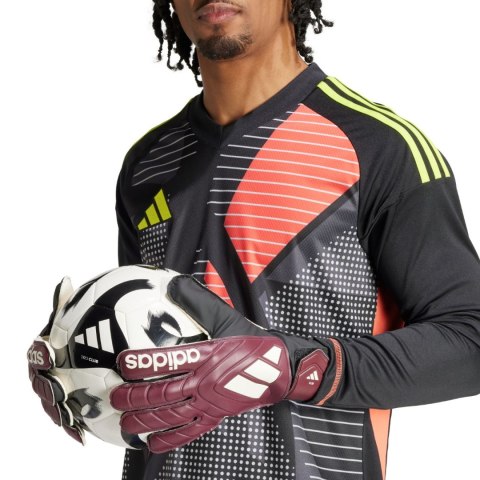 Rękawice bramkarskie adidas Copa Club bordowe IQ4017 Adidas teamwear Rękawice bramkarskie adidas Copa Club bordowe IQ4017 Adidas teamwear