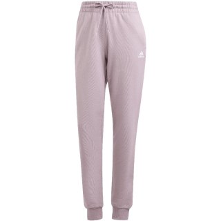 Spodnie damskie adidas Essentials Linear French Terry Cuffed fioletowe IS2105 Adidas