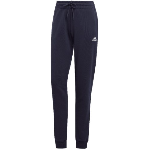 Spodnie damskie adidas Essentials Linear French Terry Cuffed granatowe IC6869 Adidas Spodnie damskie adidas Essentials Linear French Terry Cuffed granatowe IC6869 Adidas