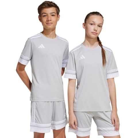 Koszulka dla dzieci adidas Squadra 25 jasnoszara JJ0061 152cm Adidas teamwear