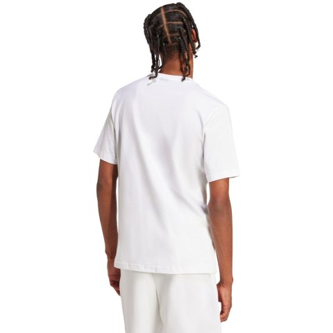 Koszulka męska adidas 3Bar Tee biała JD4913 L Adidas