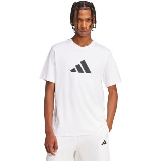 Koszulka męska adidas 3Bar Tee biała JD4913 XL Adidas