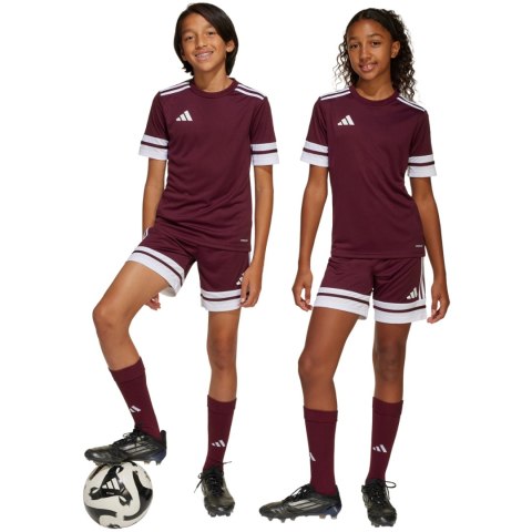 Spodenki dla dzieci adidas Squadra 25 bordowe JC8665 164cm Adidas teamwear
