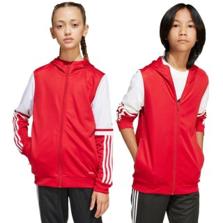 Bluza dla dzieci adidas Squadra 25 Hoody czerwono-biała JD4801 116cm Adidas teamwear