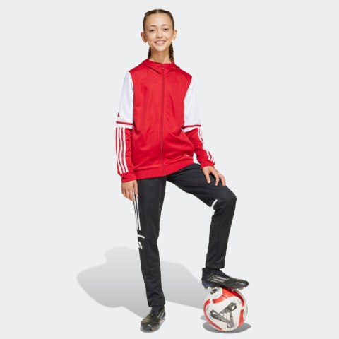 Bluza dla dzieci adidas Squadra 25 Hoody czerwono-biała JD4801 128cm Adidas teamwear