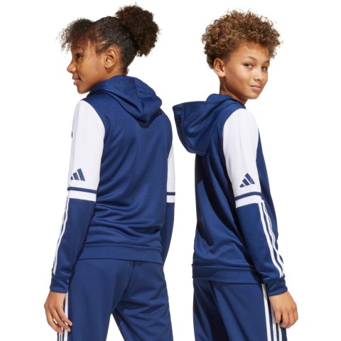 Bluza dla dzieci adidas Squadra 25 Hoody granatowo-biała JD4800 164cm Adidas teamwear