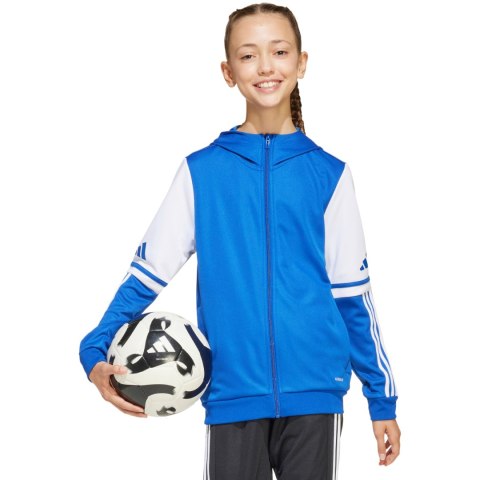 Bluza dla dzieci adidas Squadra 25 Hoody niebiesko-biała JD4802 164cm Adidas teamwear