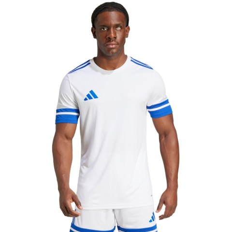 Koszulka męska adidas Squadra 25 biało-niebieska JG5827 L Adidas teamwear