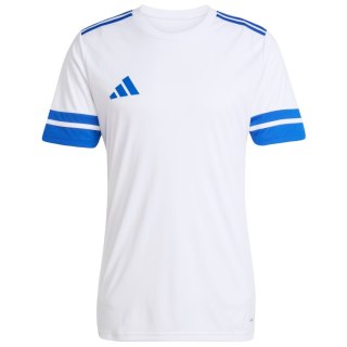 Koszulka męska adidas Squadra 25 biało-niebieska JG5827 M Adidas teamwear