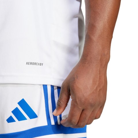 Koszulka męska adidas Squadra 25 biało-niebieska JG5827 M Adidas teamwear