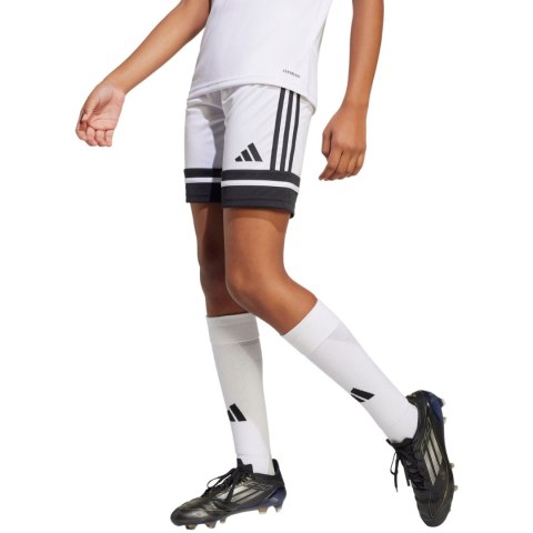 Spodenki dla dzieci adidas Squadra 25 białe JJ2422 128cm Adidas teamwear