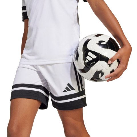 Spodenki dla dzieci adidas Squadra 25 białe JJ2422 164cm Adidas teamwear