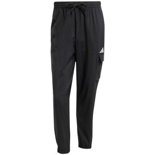 Spodnie męskie adidas Essentials Small Logo Cargo czarne JF3538 S Adidas