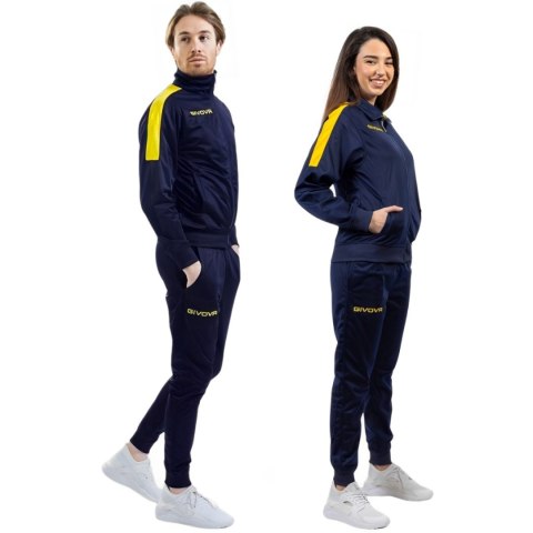 Dres Givova Tuta Revolution granatowo-żółty TR033 0407 XS Givova