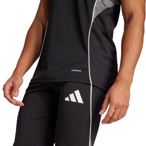 Koszulka męska adidas Tiro 25 Competition Sleeveless Jersey czarna JJ1521 M Adidas teamwear