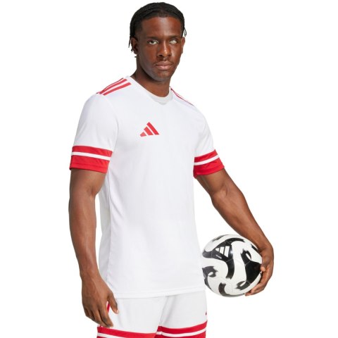 Koszulka męska adidas Squadra 25 biała JG5829 2XL Adidas teamwear