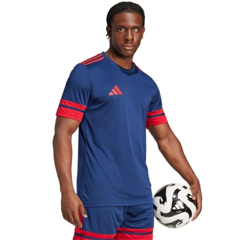 Koszulka męska adidas Squadra 25 granatowo-czerwona JG5833 S Adidas teamwear