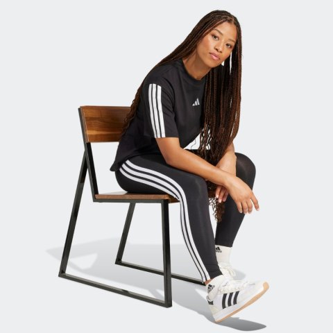 Legginsy damskie adidas Essentials 3-Stripes Cotton czarne JE0072 L Adidas