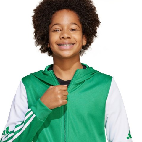 Bluza dla dzieci adidas Squadra 25 Hoody zielono-biała JP3163 116cm Adidas teamwear
