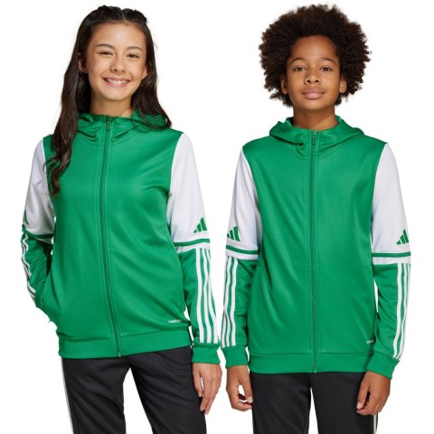 Bluza dla dzieci adidas Squadra 25 Hoody zielono-biała JP3163 128cm Adidas teamwear