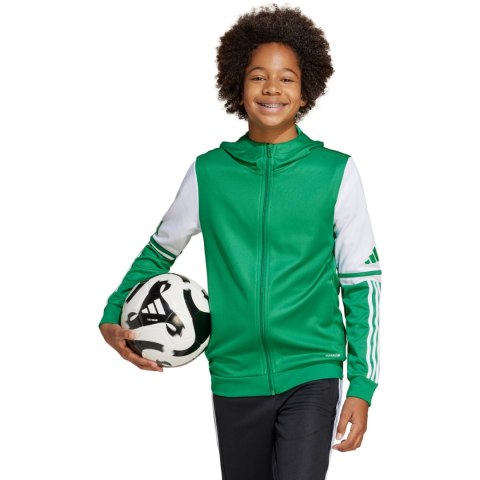 Bluza dla dzieci adidas Squadra 25 Hoody zielono-biała JP3163 140cm Adidas teamwear