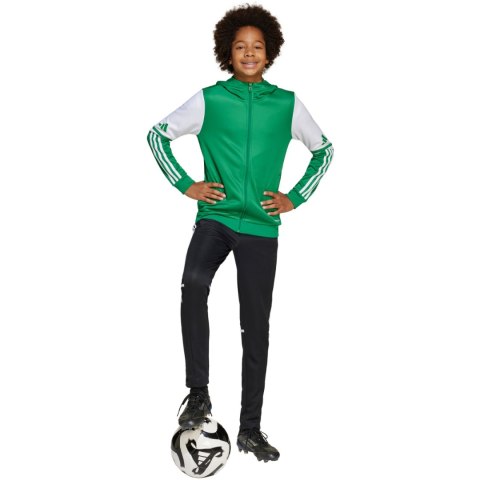 Bluza dla dzieci adidas Squadra 25 Hoody zielono-biała JP3163 140cm Adidas teamwear