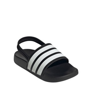 Klapki dla dzieci adidas Adilette Estrap czarne JR5328 30 Adidas